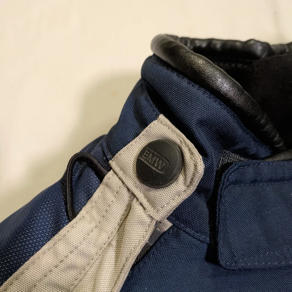 BMW Motorrad Rallye Motorcycle Jacket And Pants Set Mens Size 52R Blue Racing Ll